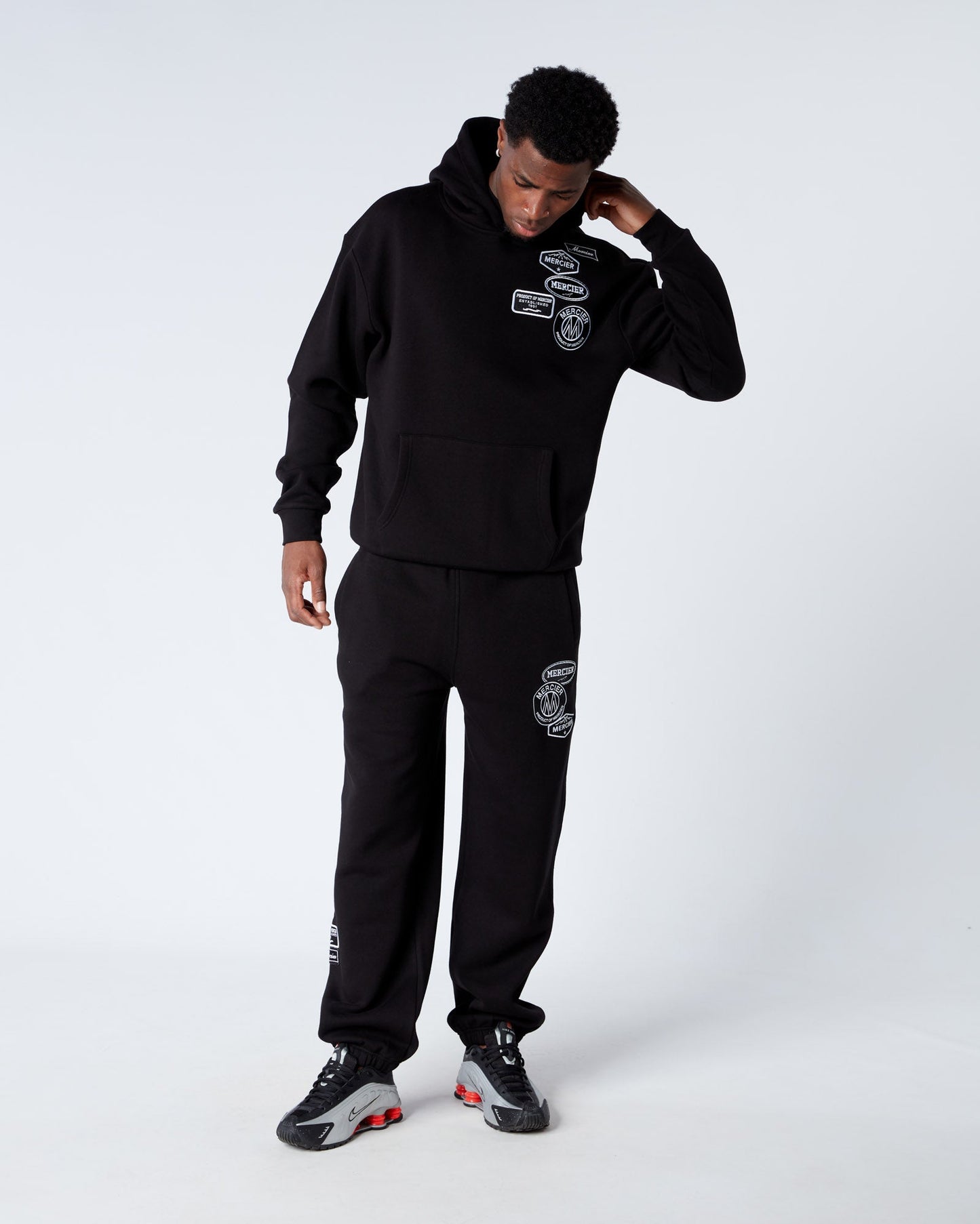 Relaxed OG Mono Hoodie Black
