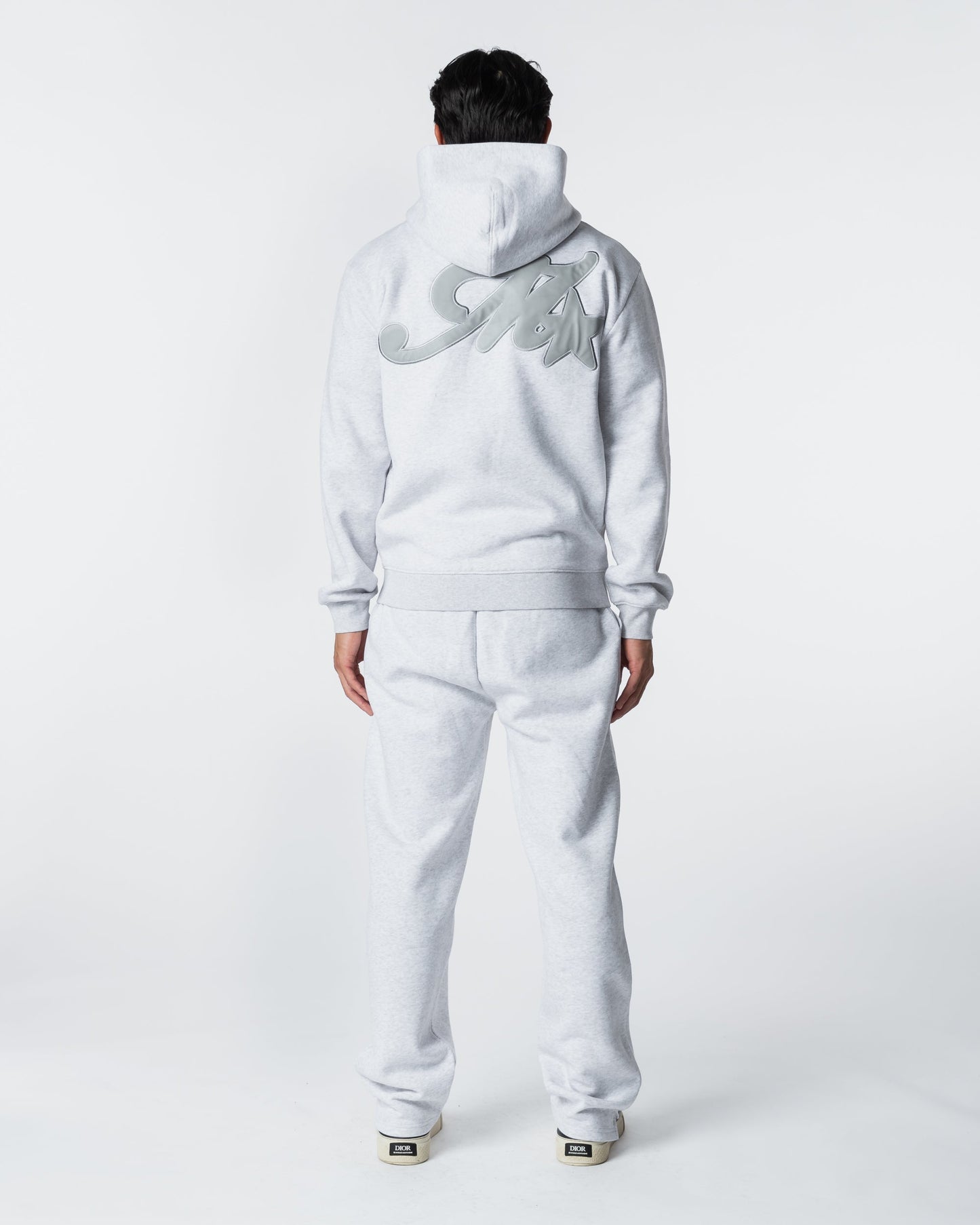 Runway Open Hem Jogger Grey Marl