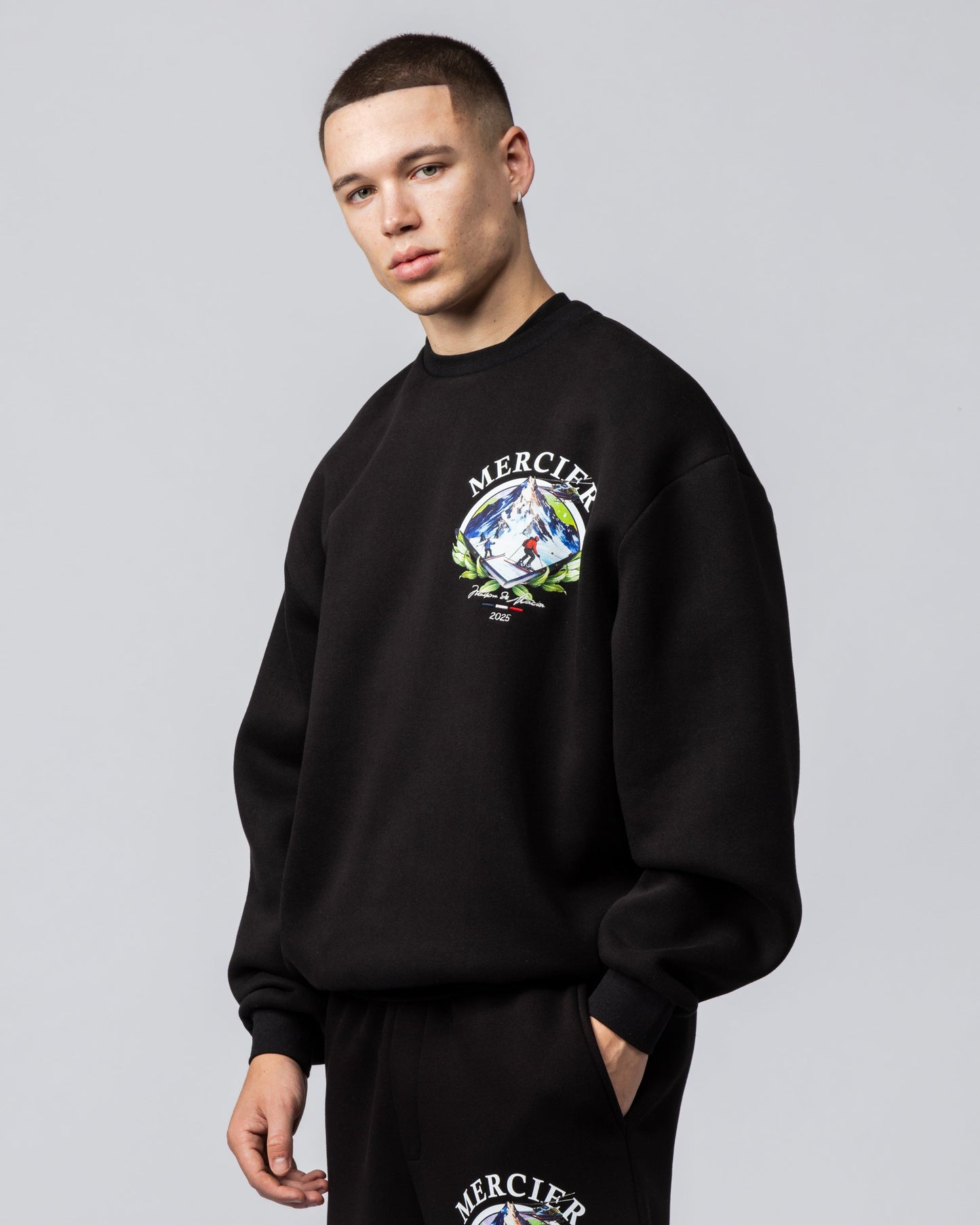Mercski Crewneck Black