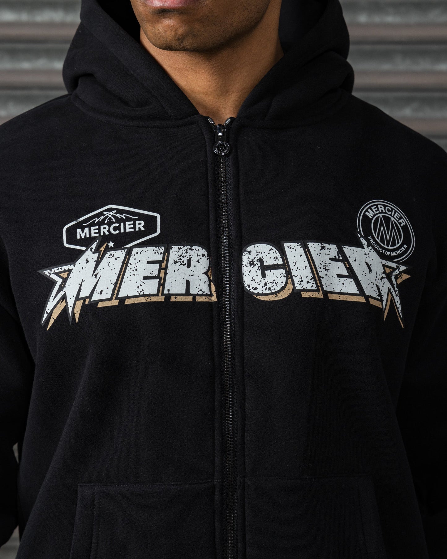 Stinger Zip up Hoodie Black