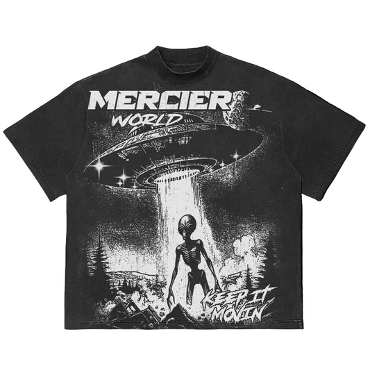 UFO Relaxed Tshirt Vintage Black