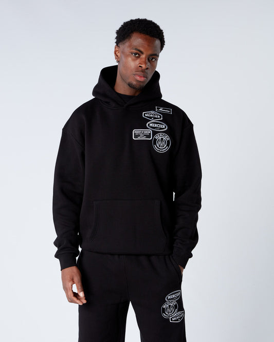 Relaxed OG Mono Hoodie Black