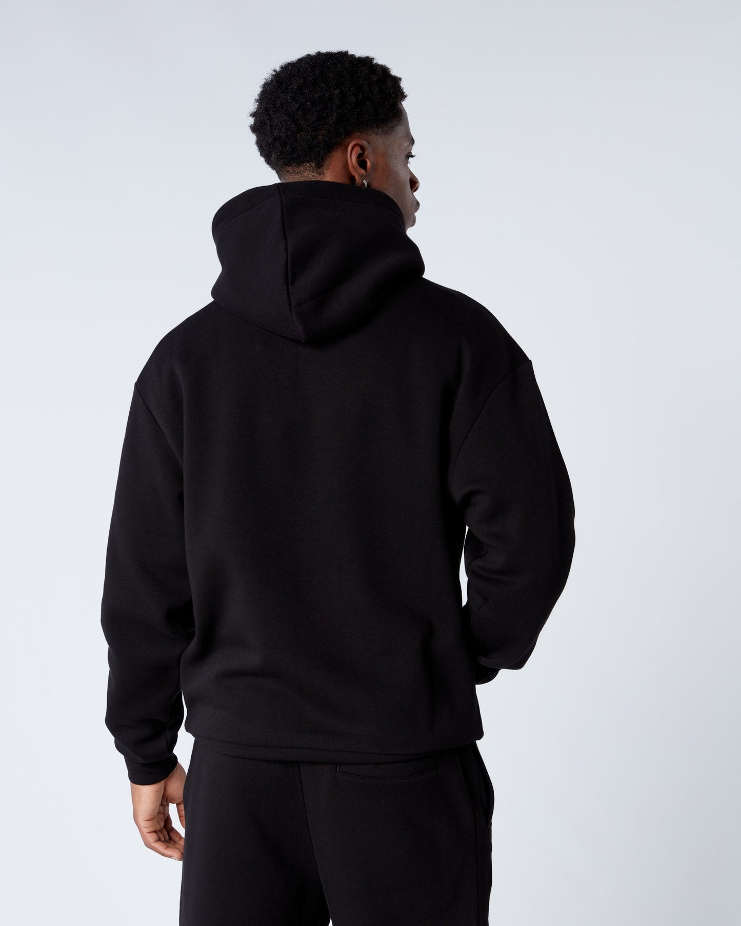 Relaxed OG Mono Hoodie Black