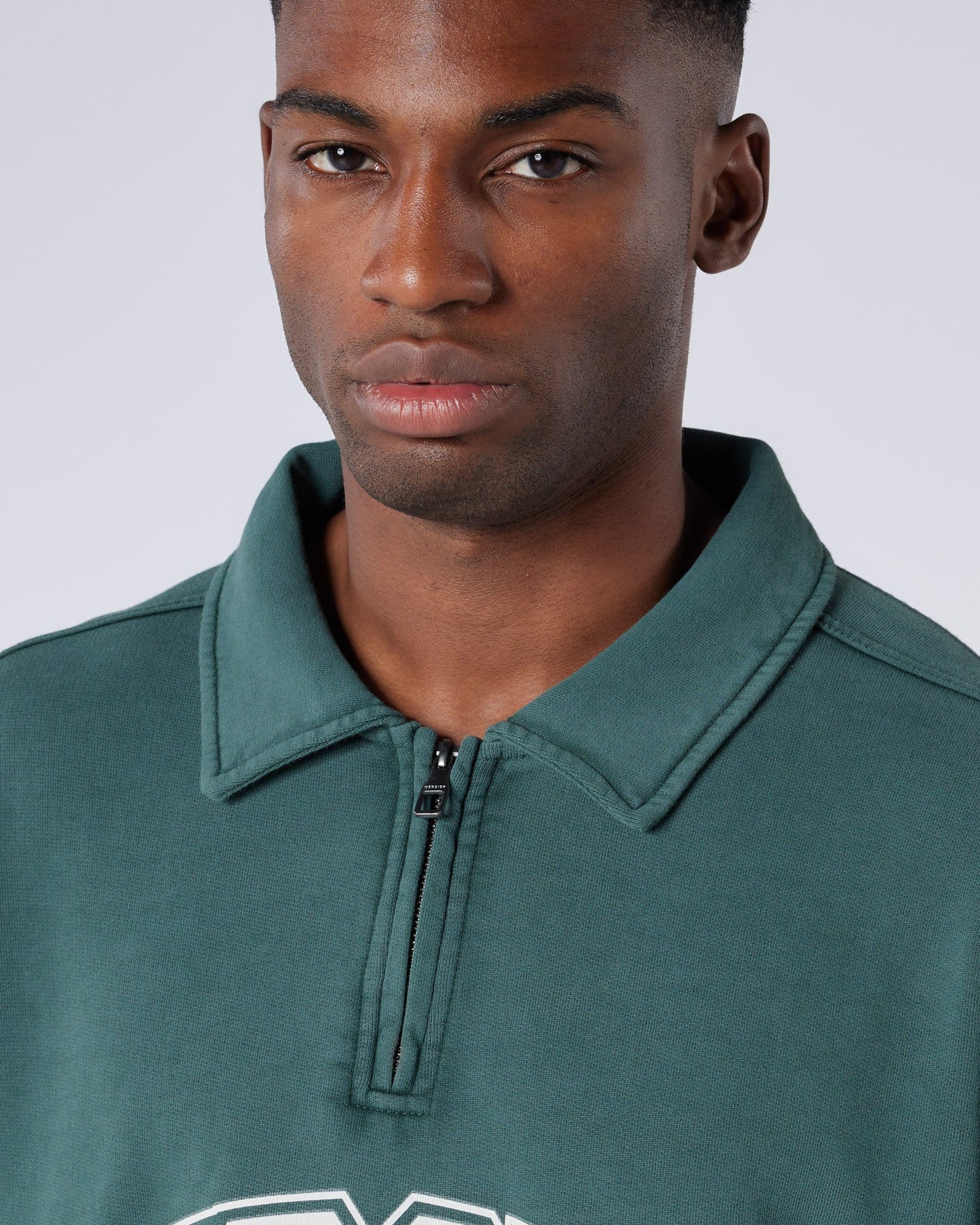 Homerun 1/4 Zip Washed Green