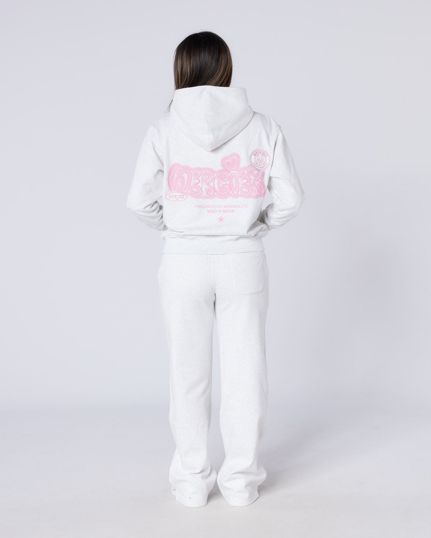 Womens Fantasy Hoodie Grey Marl