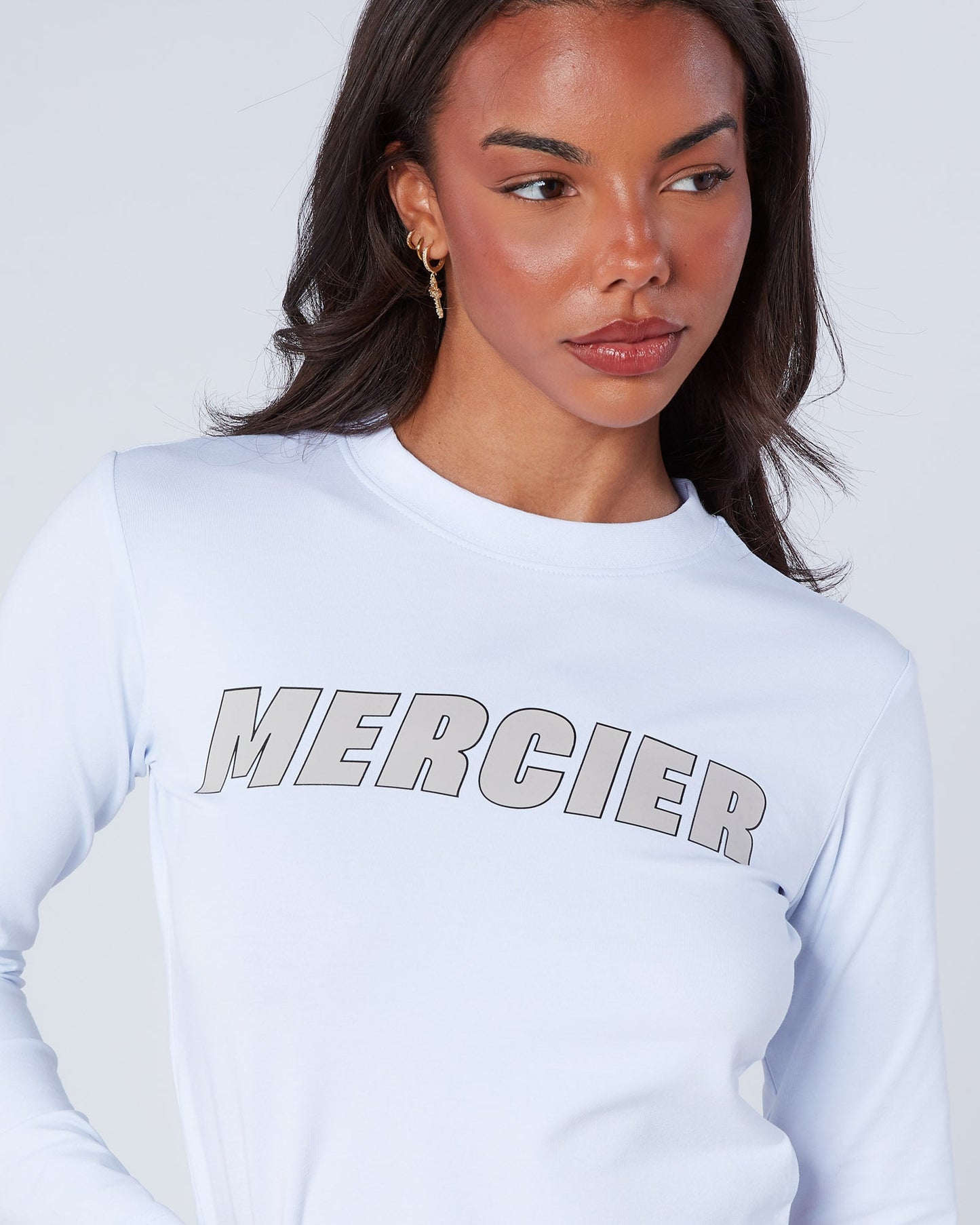 Womens Player LS Tee Blush White