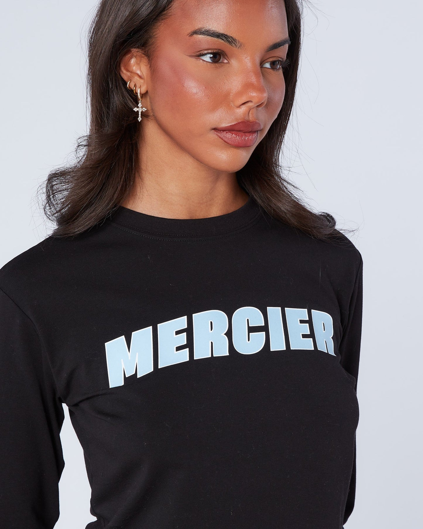 Womens Player LS Tee Black