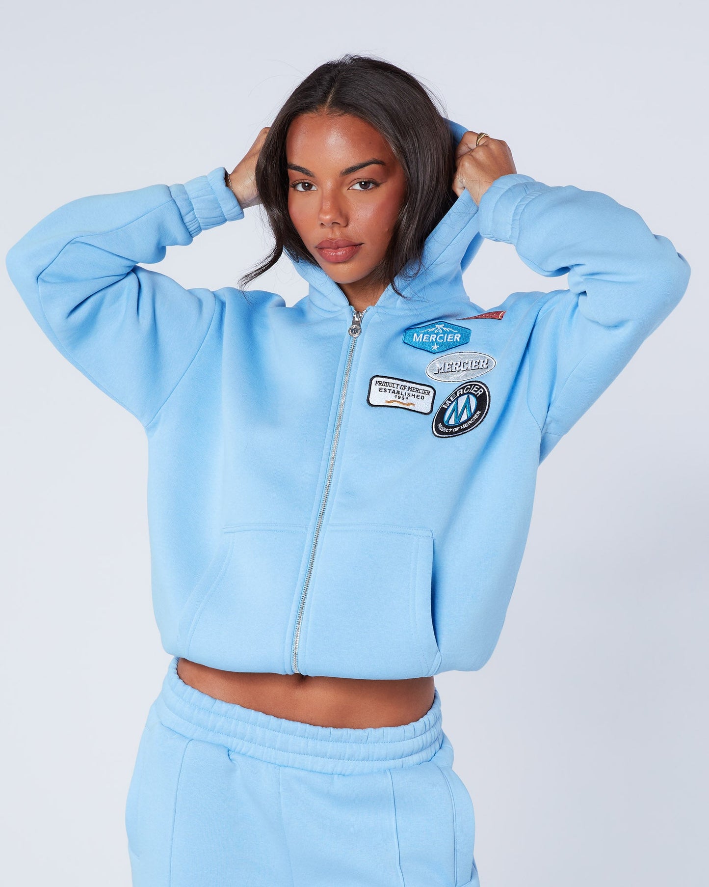 Womens OG Zip Hoodie Blue