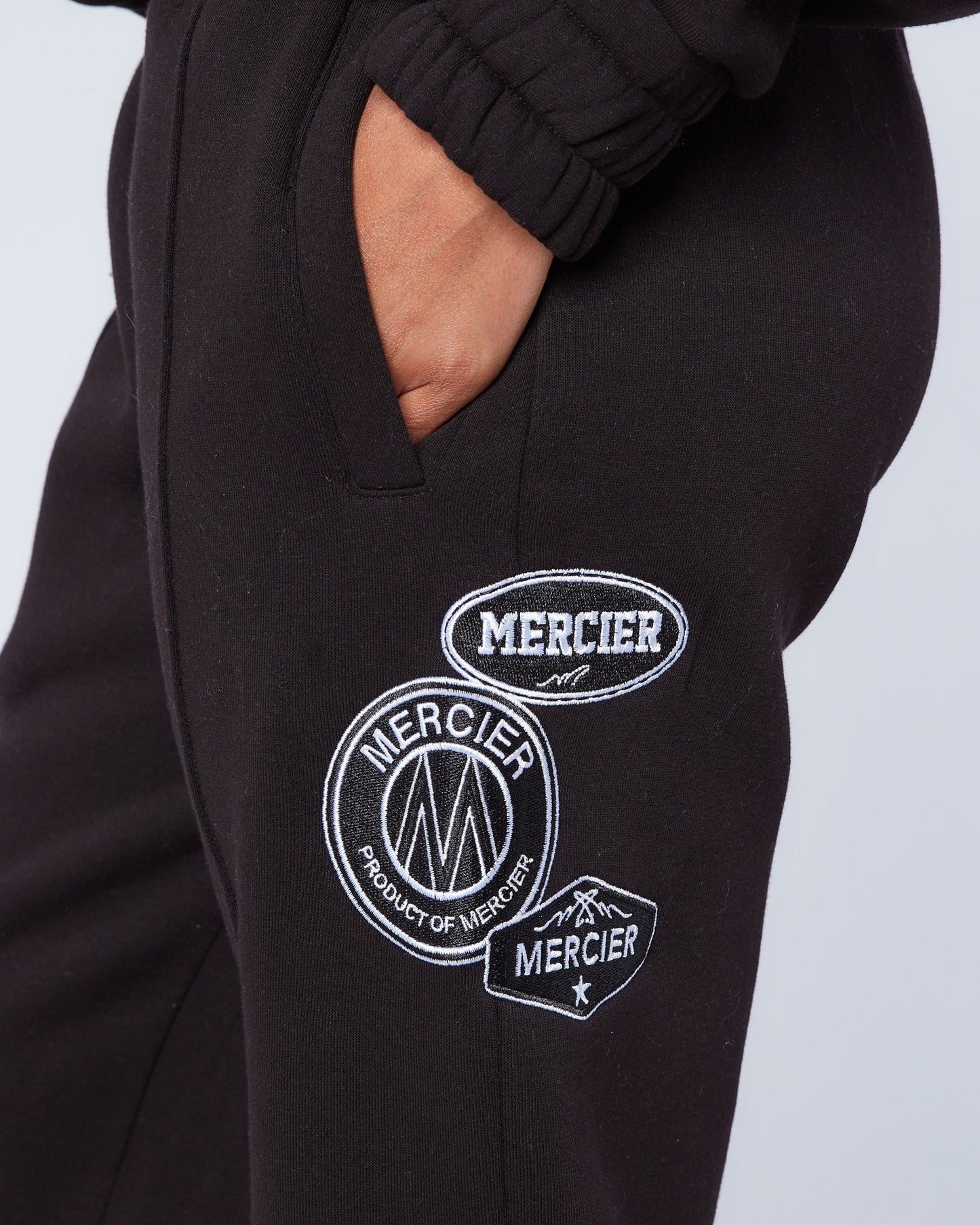 Womens Mono OG Pintuck Joggers Black