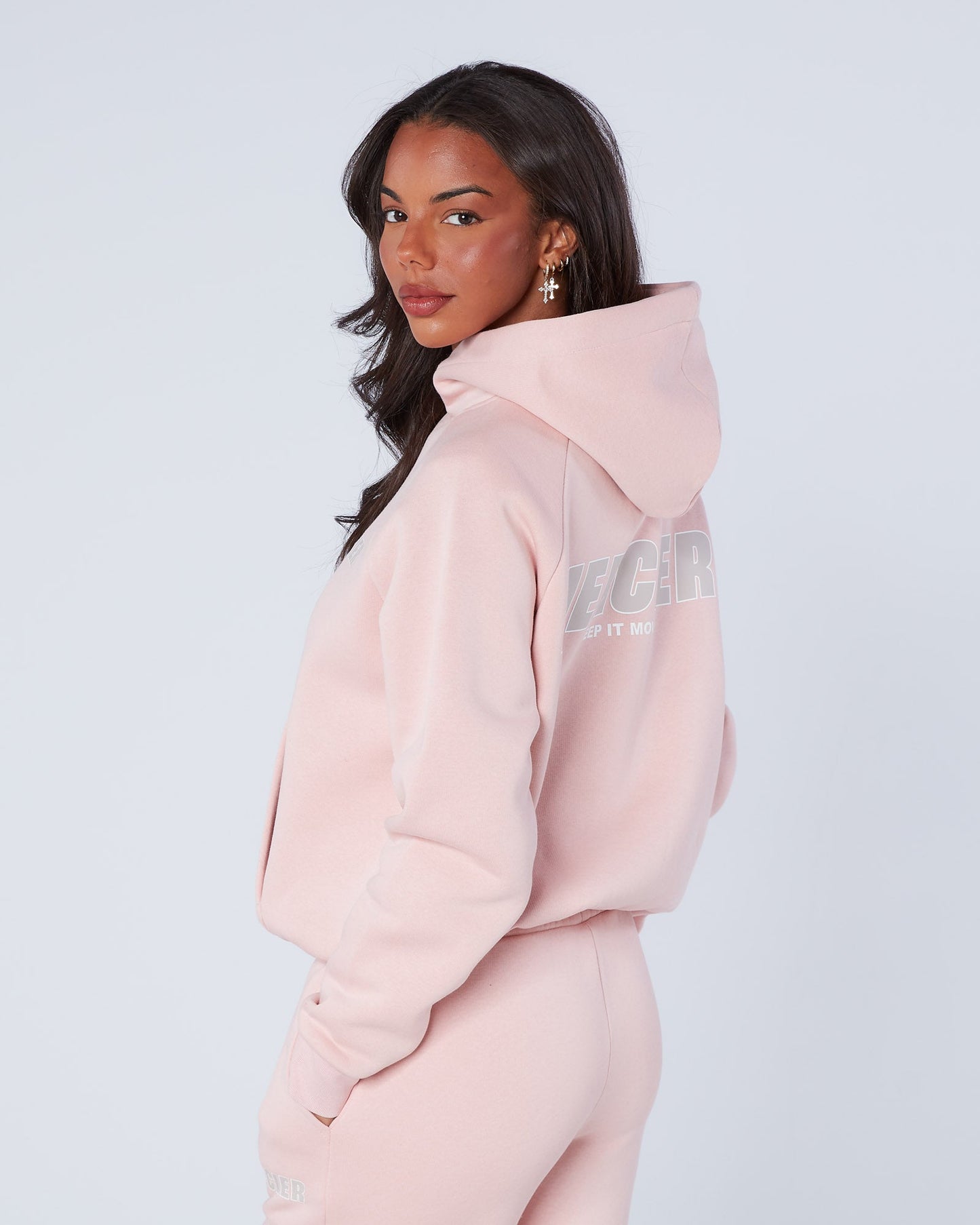 Womens Player Hoodie Blush Pink
