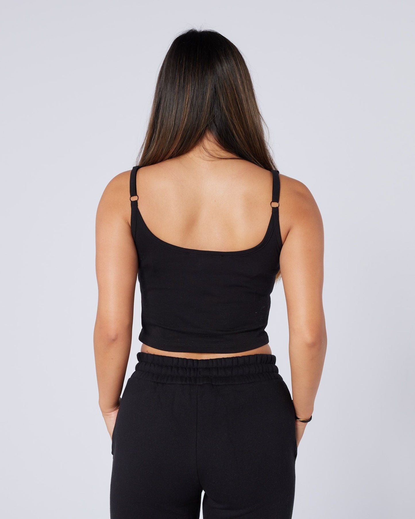 Womens Authenticity Strap Vest Black