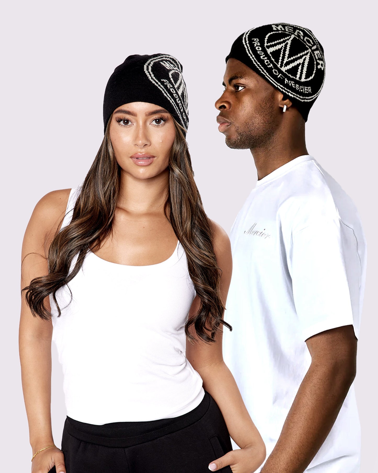 Mercier Logo Beanie Black
