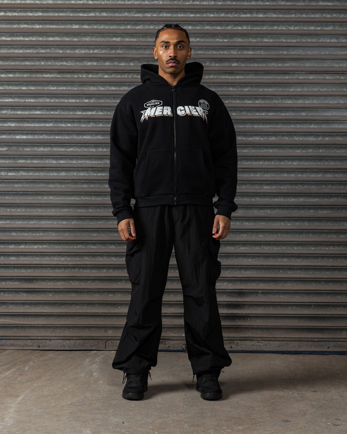 Stinger Zip up Hoodie Black