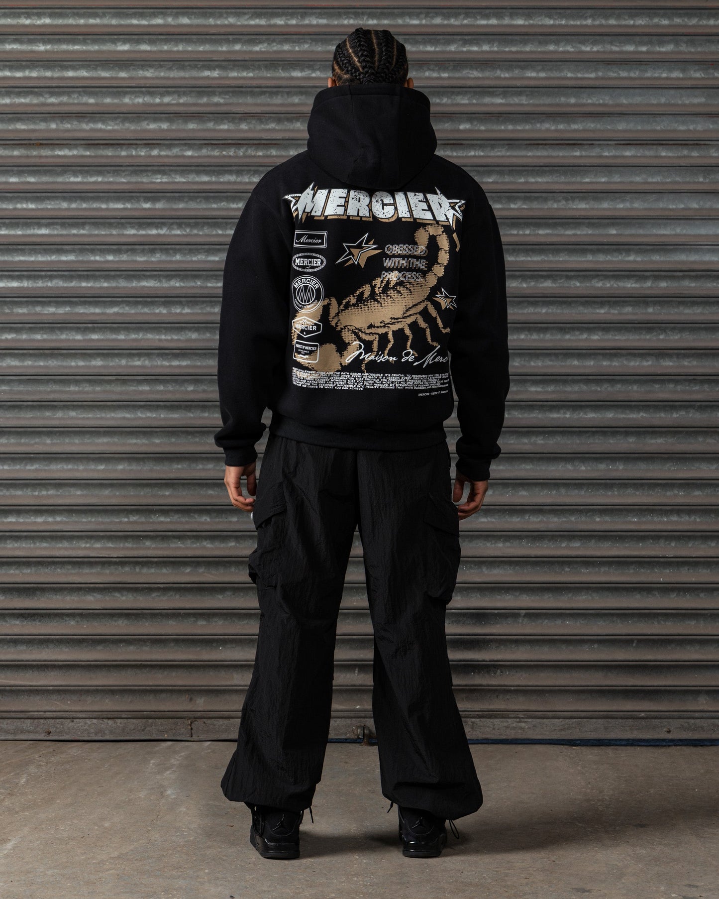 Stinger Zip up Hoodie Black