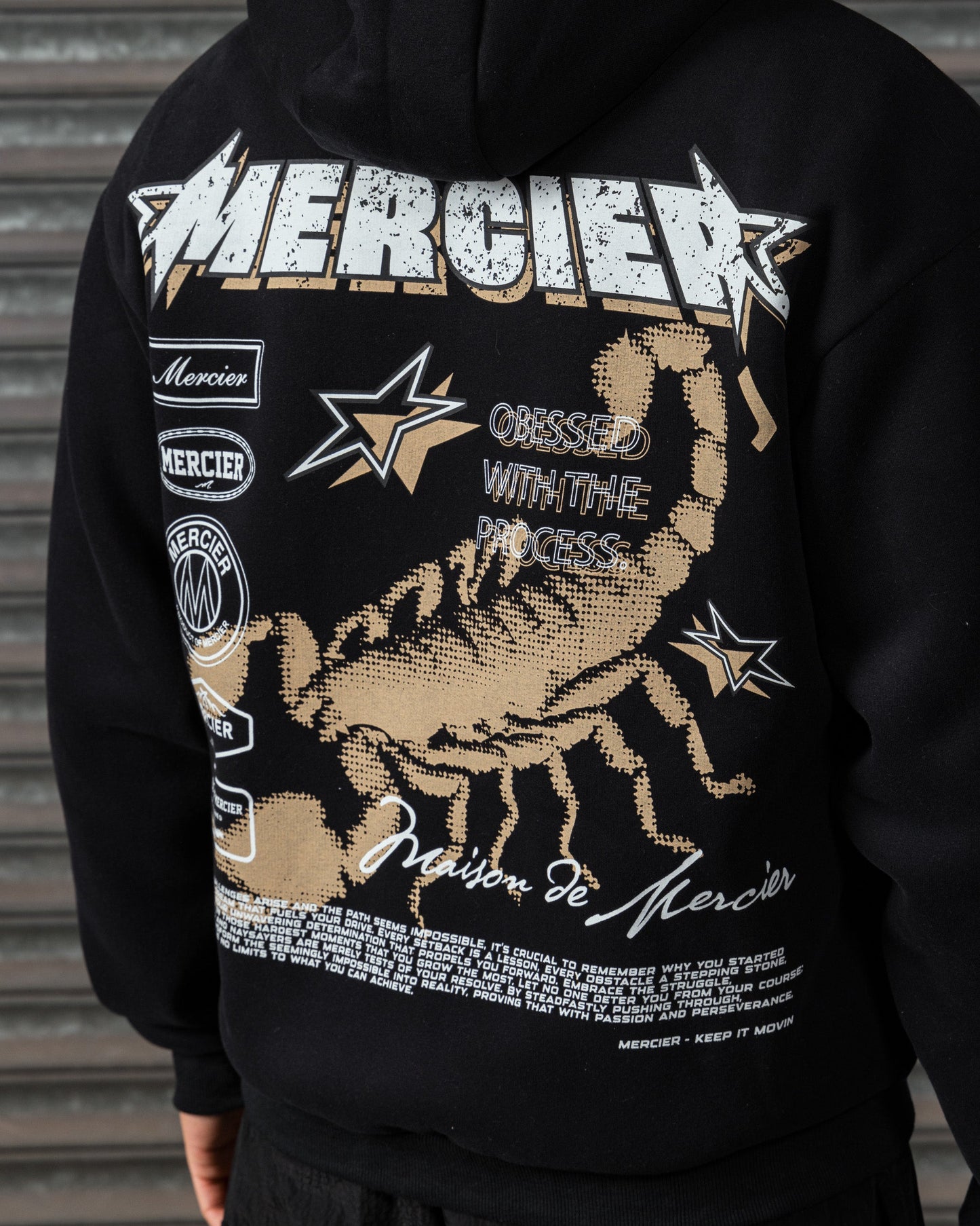 Stinger Zip up Hoodie Black