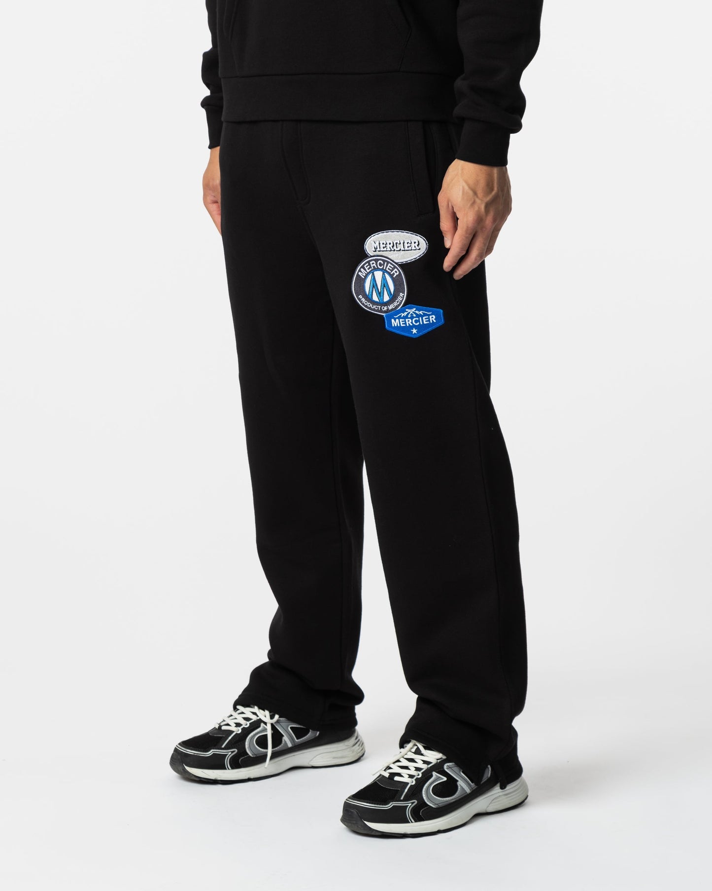 OG Badge Open Hem Joggers Black