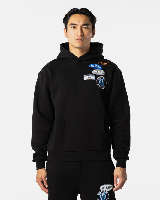 Relaxed OG Badge Hoodie Black