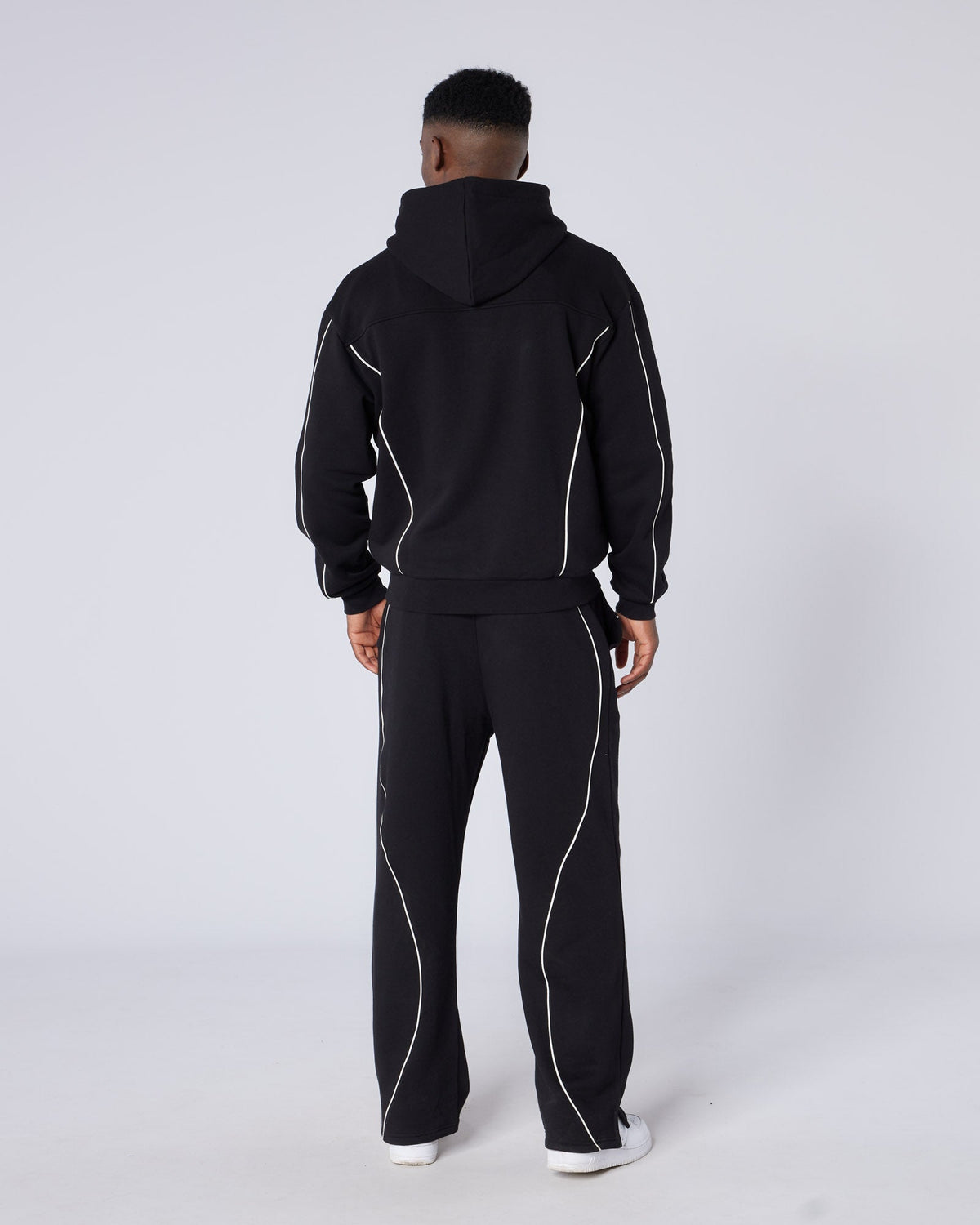 Mercier Black New Wave Badge Hoodie