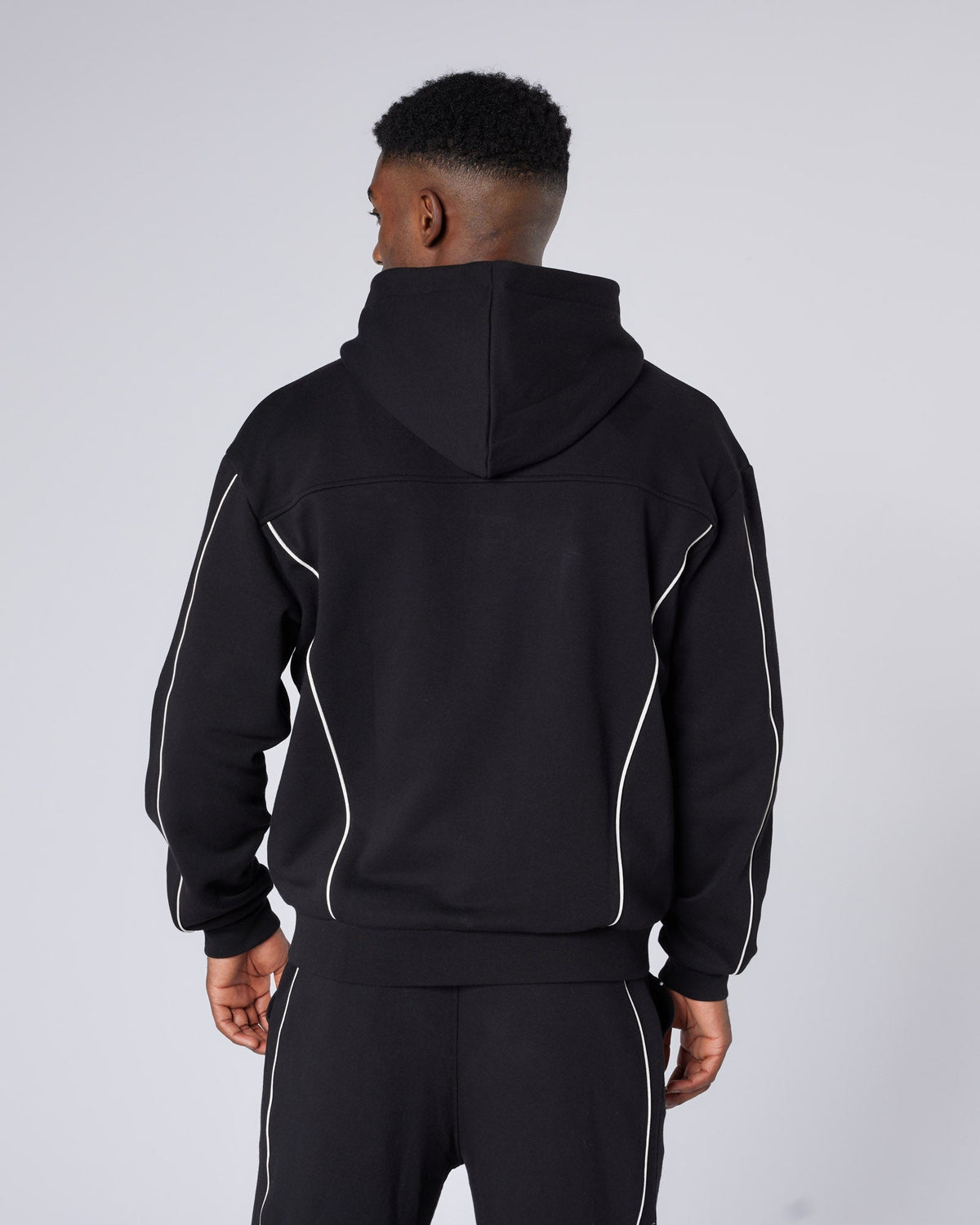 Mercier Black New Wave Badge Hoodie