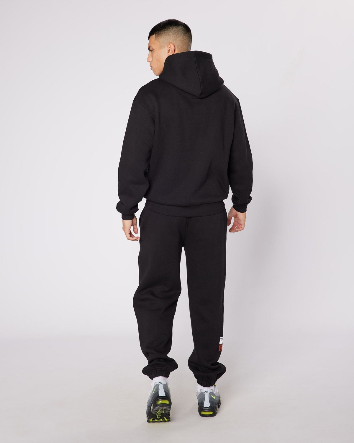 Mercier Black Relaxed OG Badge Joggers
