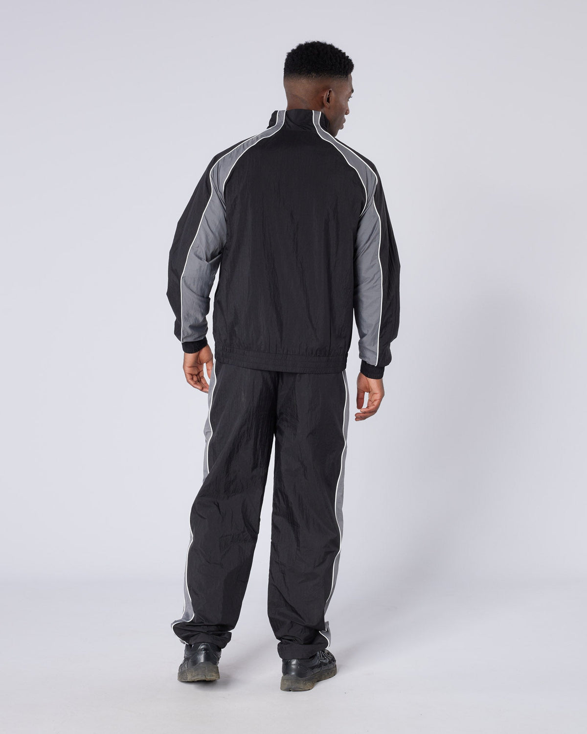 Mercier Brown and Purple Homerun Track Top