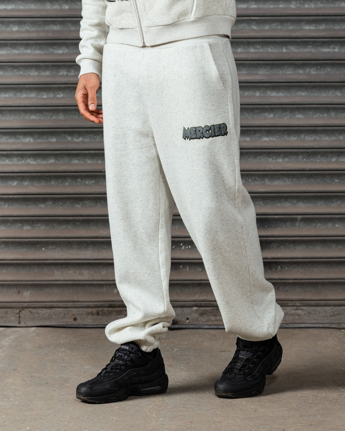 Mercier Diamante Ballers grey marl joggers