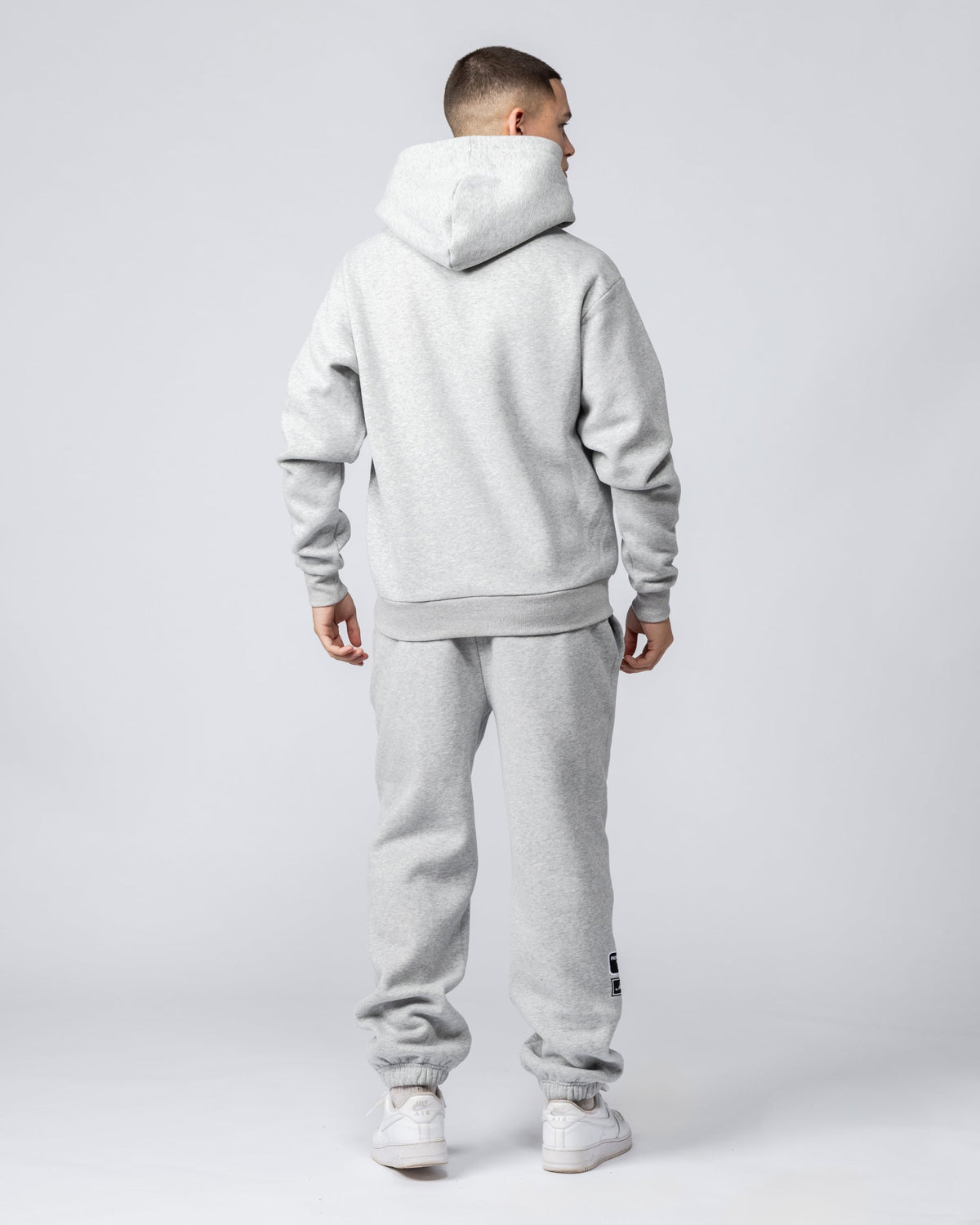 Mercier Grey Marl OG Mono Hoodie