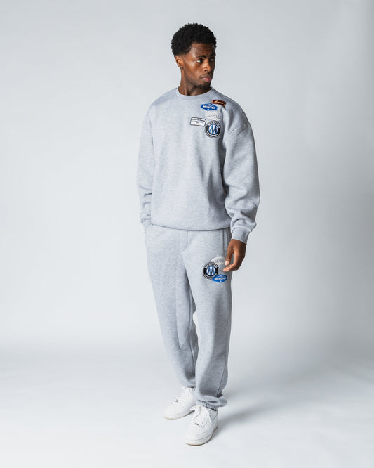Mercier Grey Marl Relaxed OG Crewneck