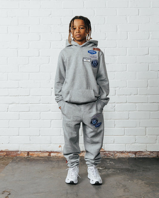 Mercier Junior Grey OG Badge Hood