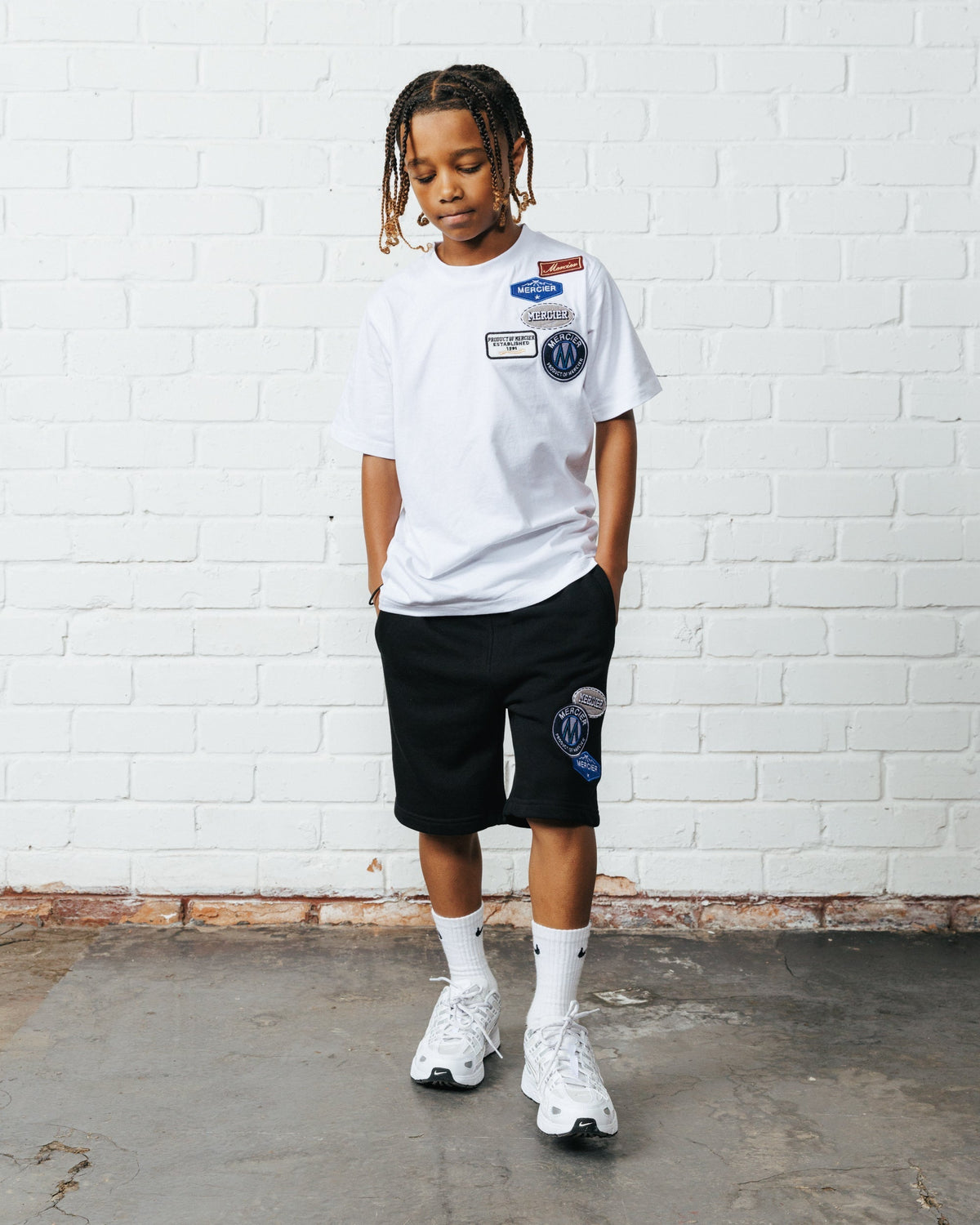 Mercier Junior White OG Badge T-Shirt