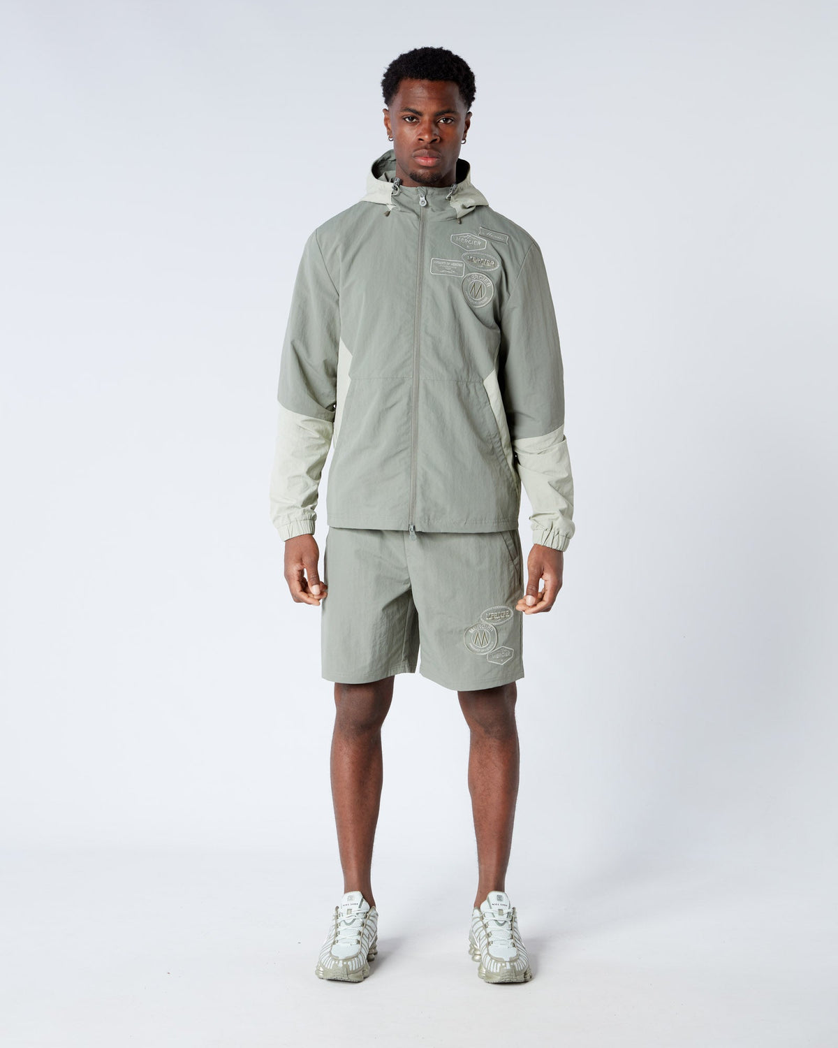Mercier Sage Angle Badge Windbreaker
