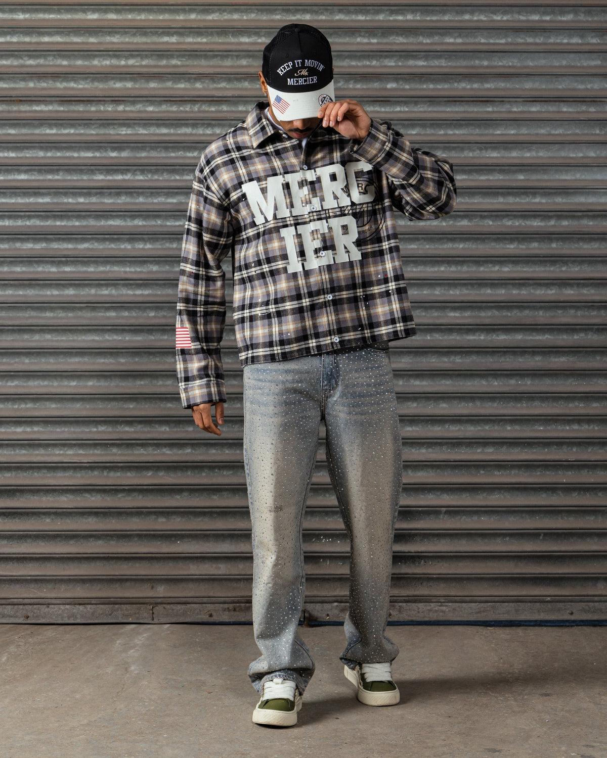 Mercier Skye checked shirt