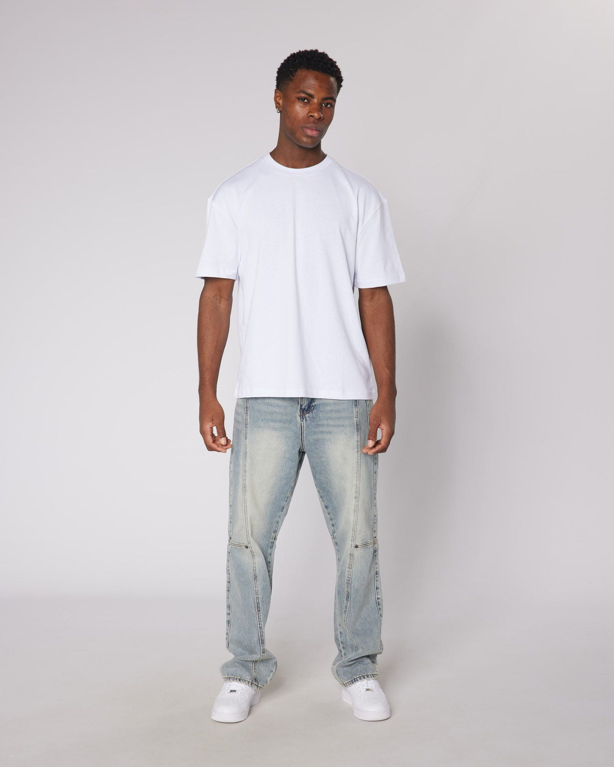 Mercier White Blank T-Shirt