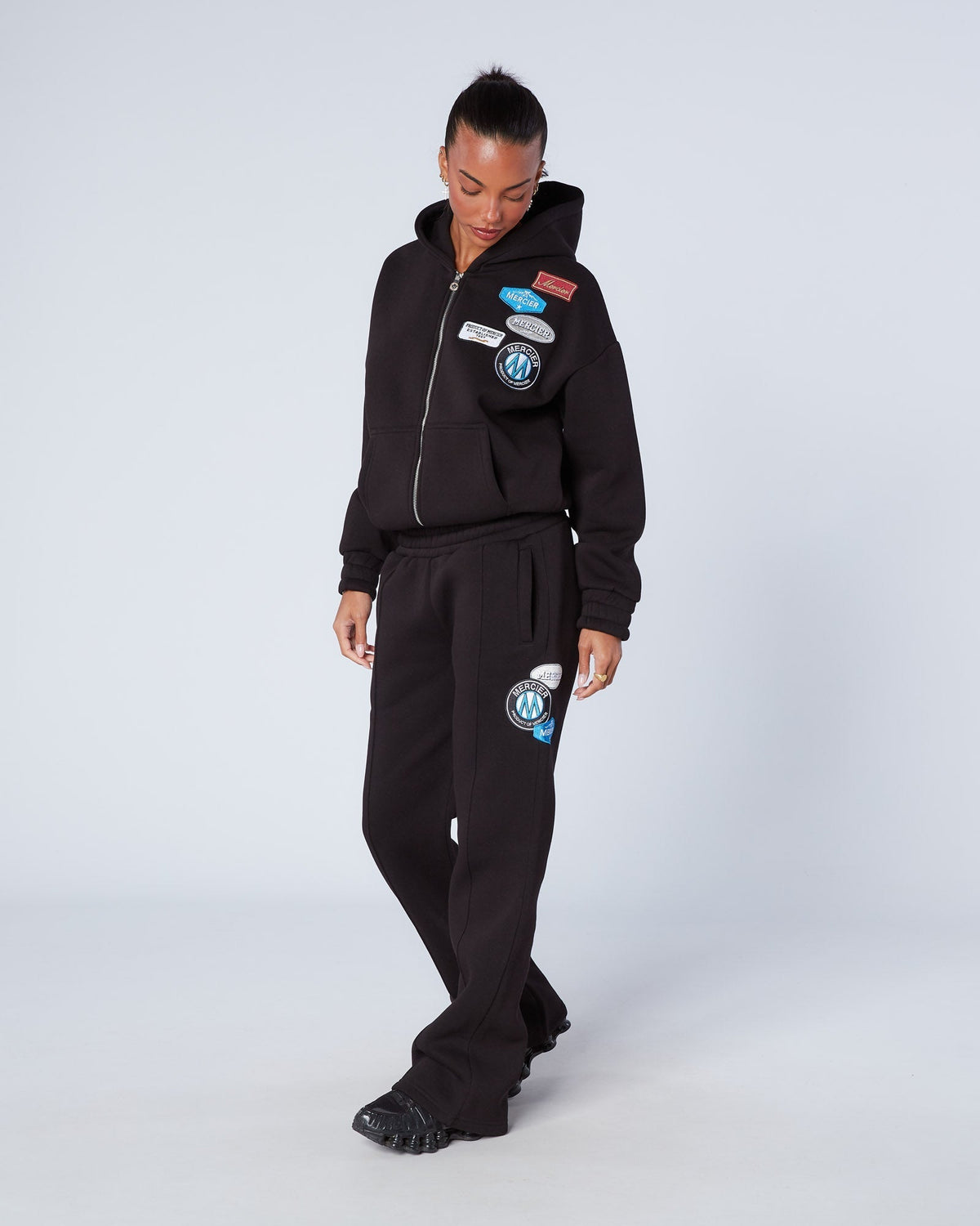 Mercier Women's Black OG Balloon Hoodie