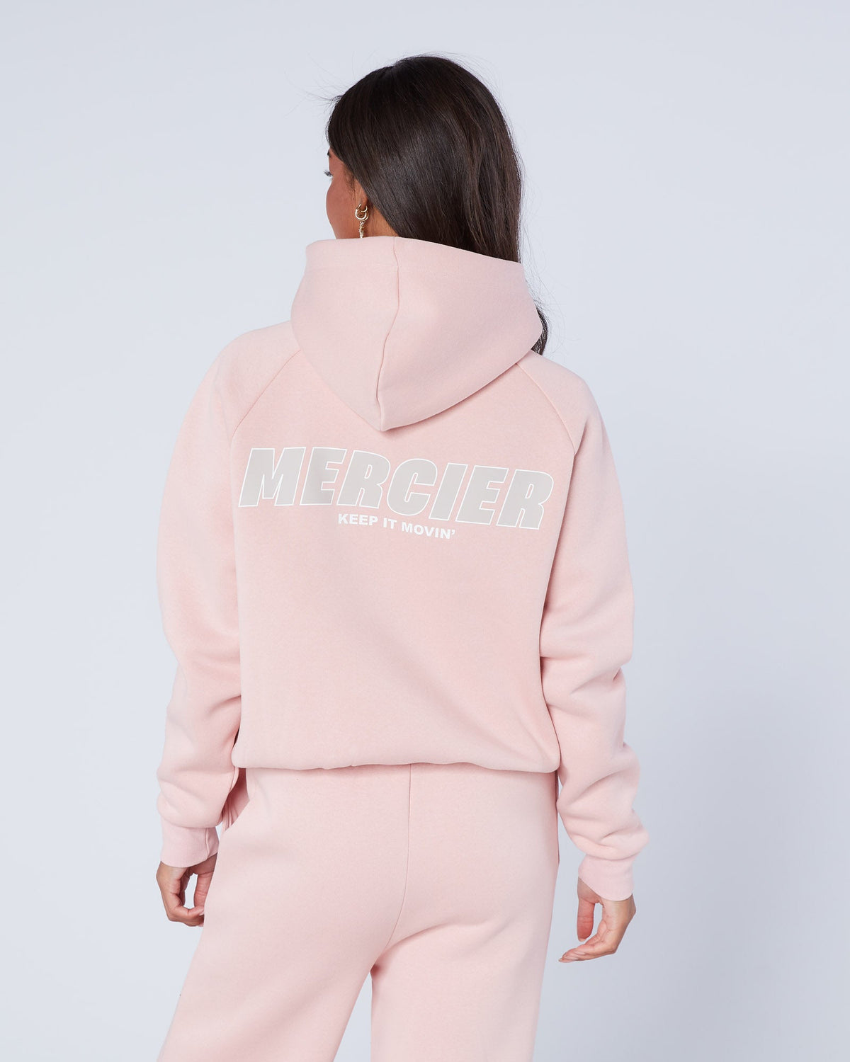 Mercier Women's Blush Pink Player Hoodie