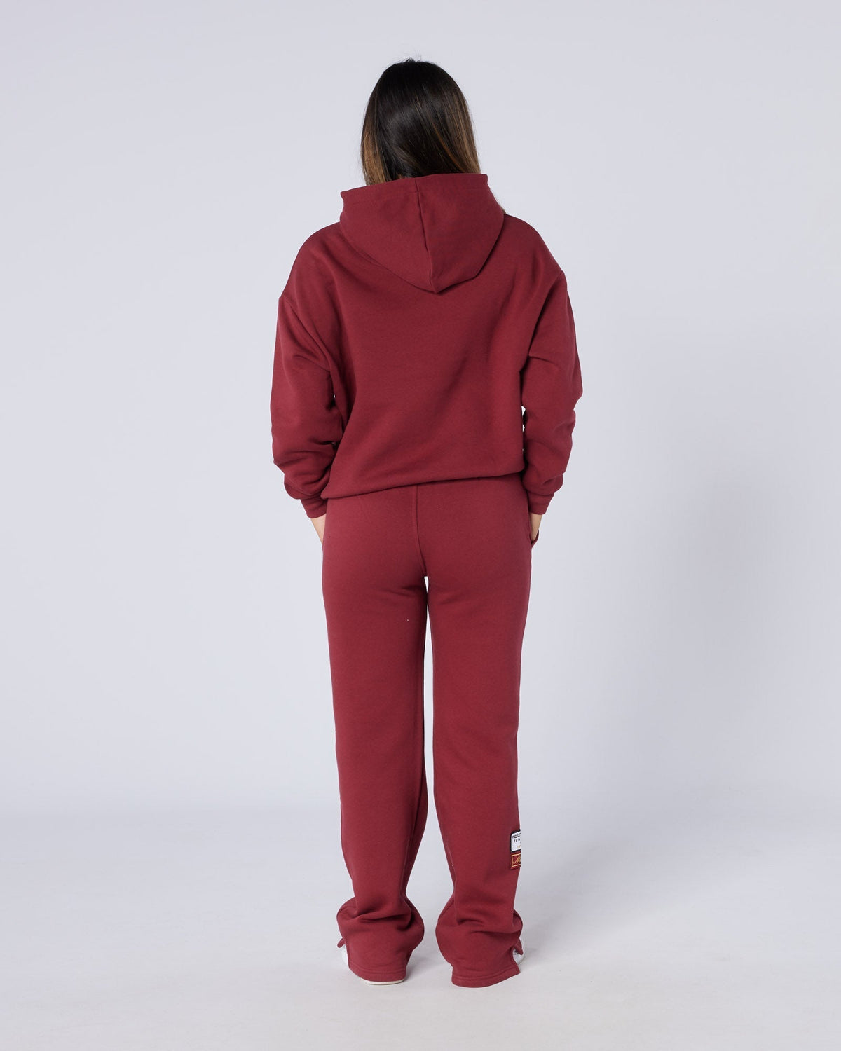 Mercier Women's Cabernet Relaxed OG Badge Hoodie