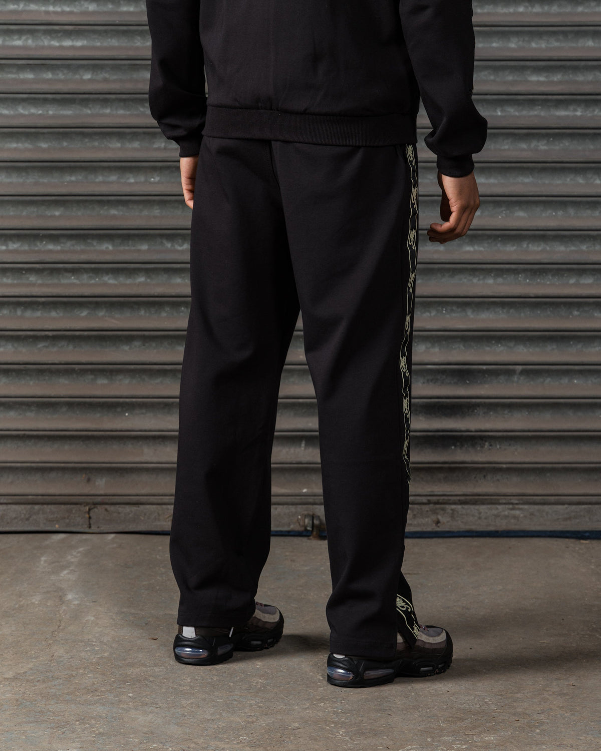 Mercier black Runway track pants