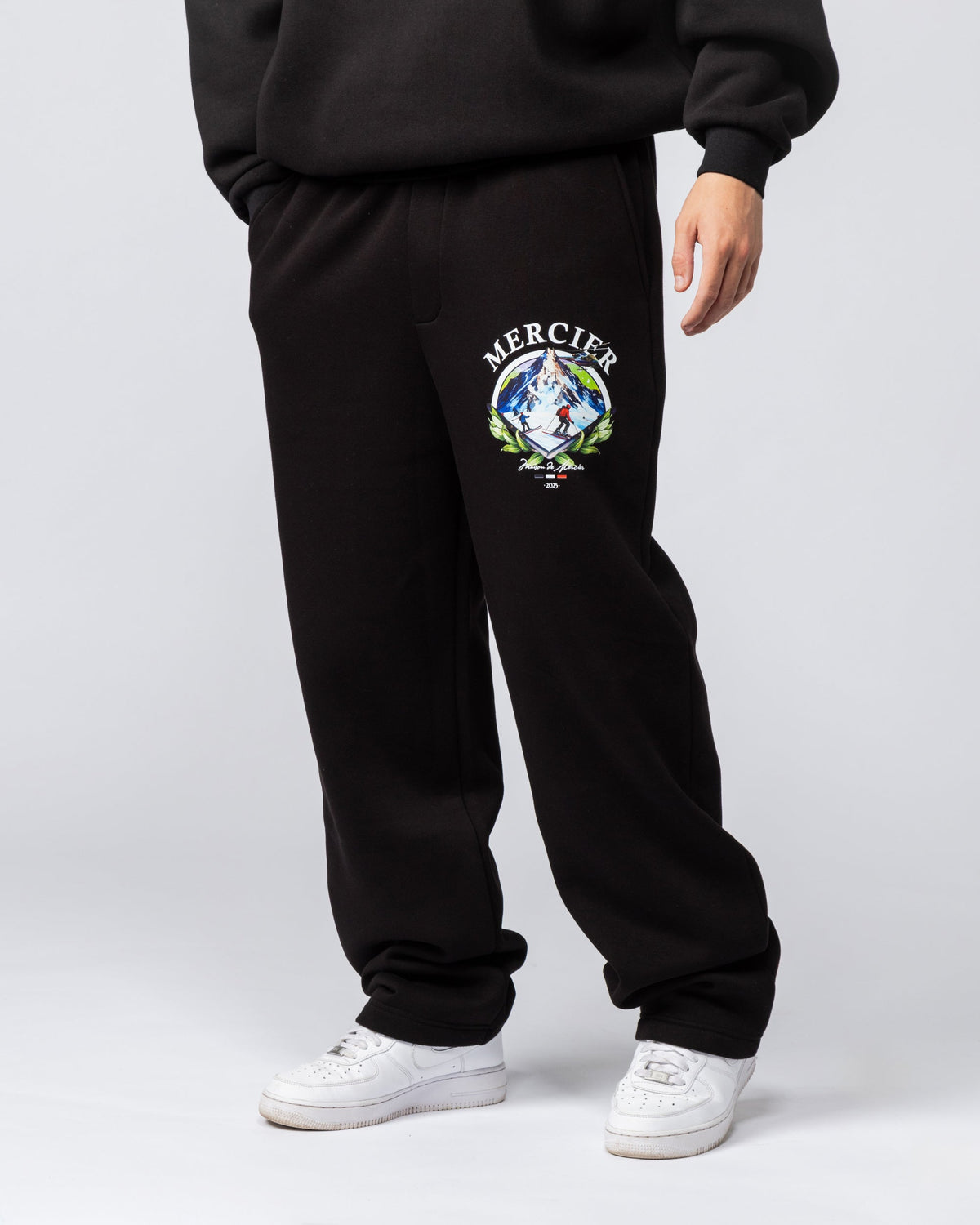 Mercier black ski joggers