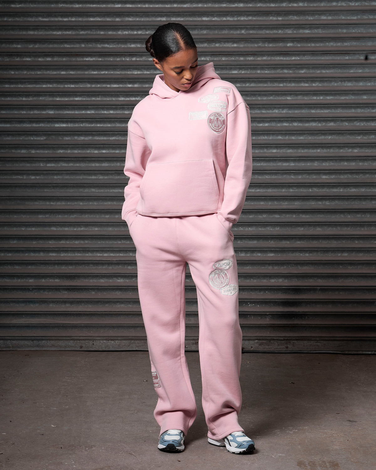 Mercier women's blush pink relaxed OG joggers