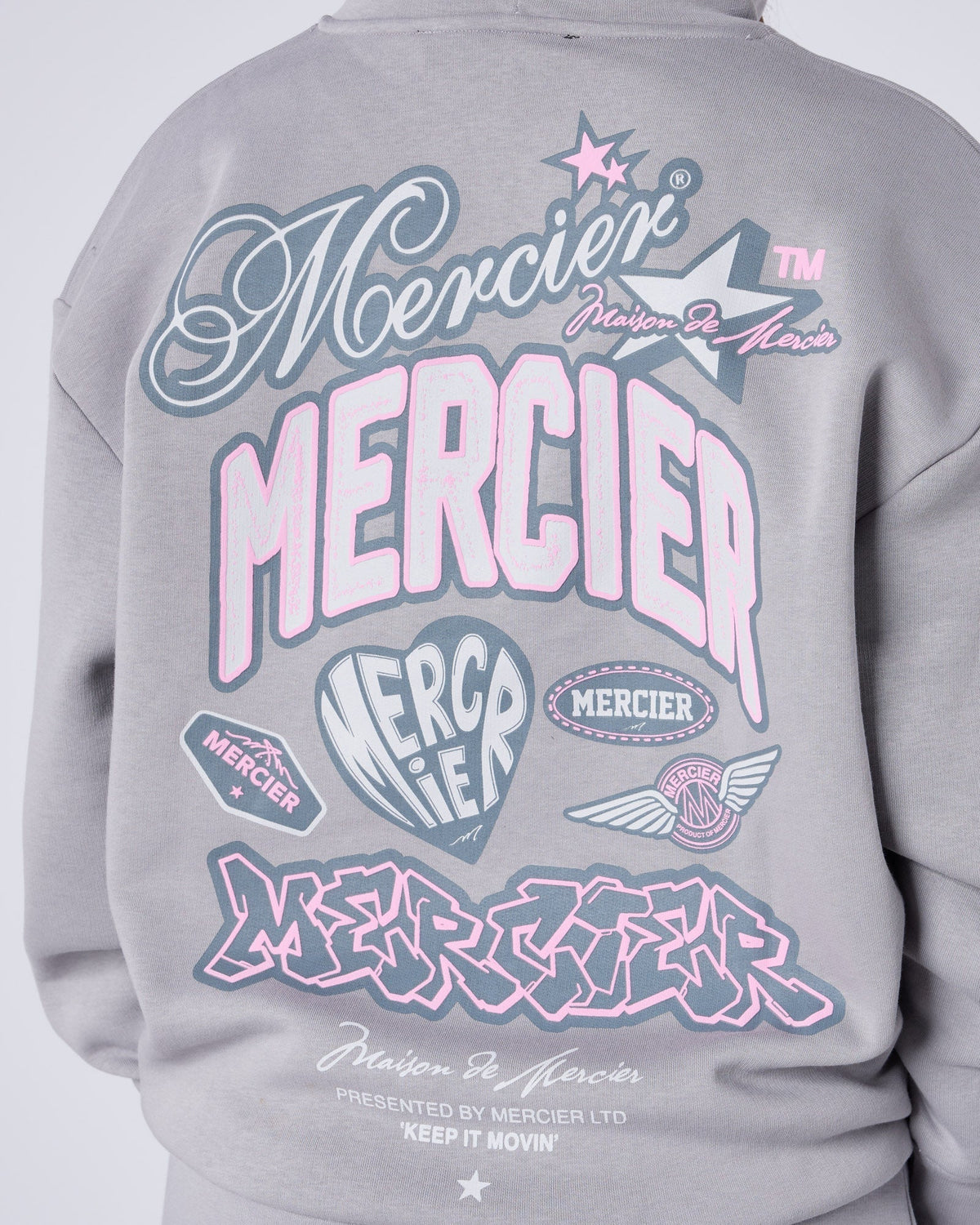 Mercier women's grey Guerrilla hood
