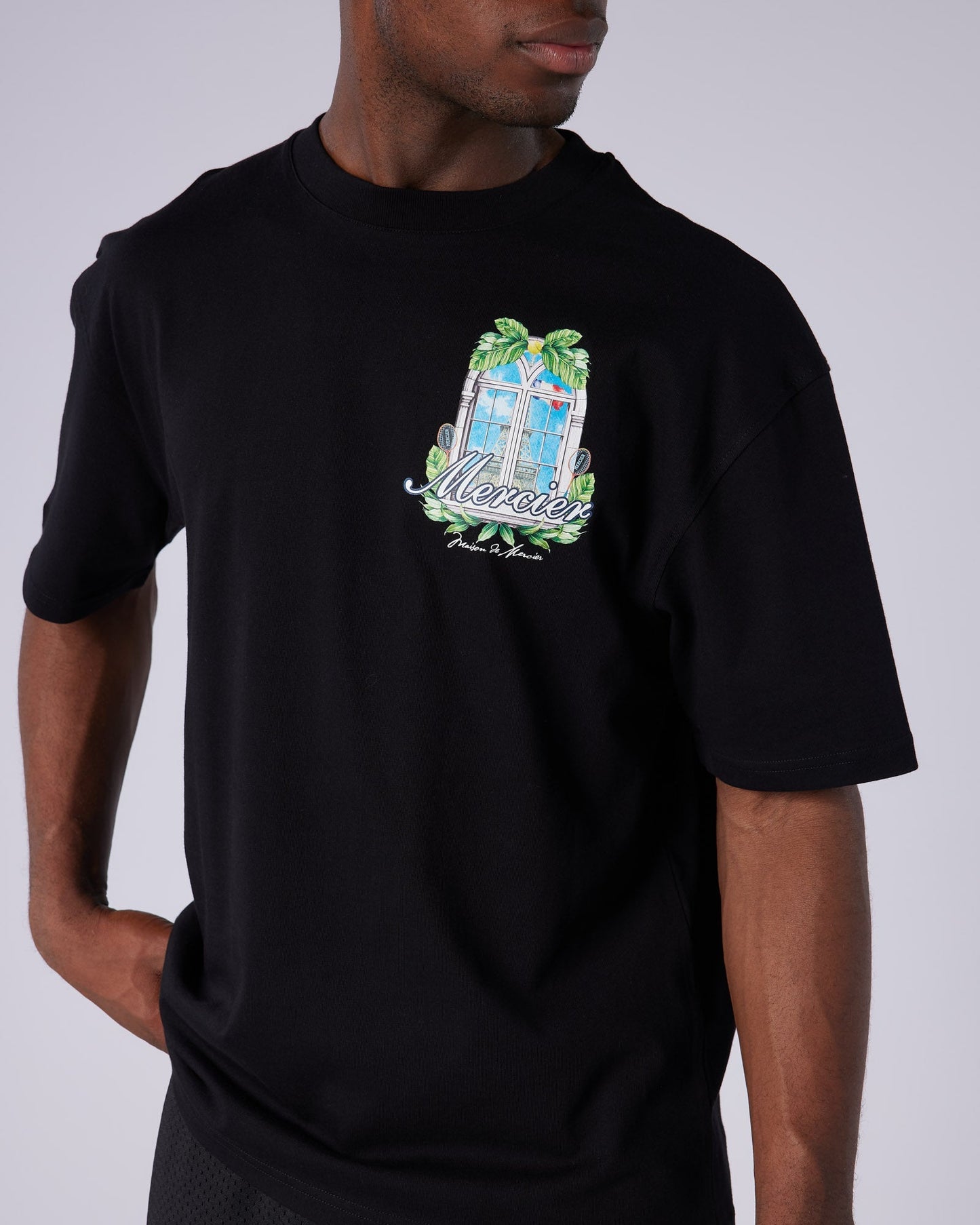 Balcony Serve Tshirt Black