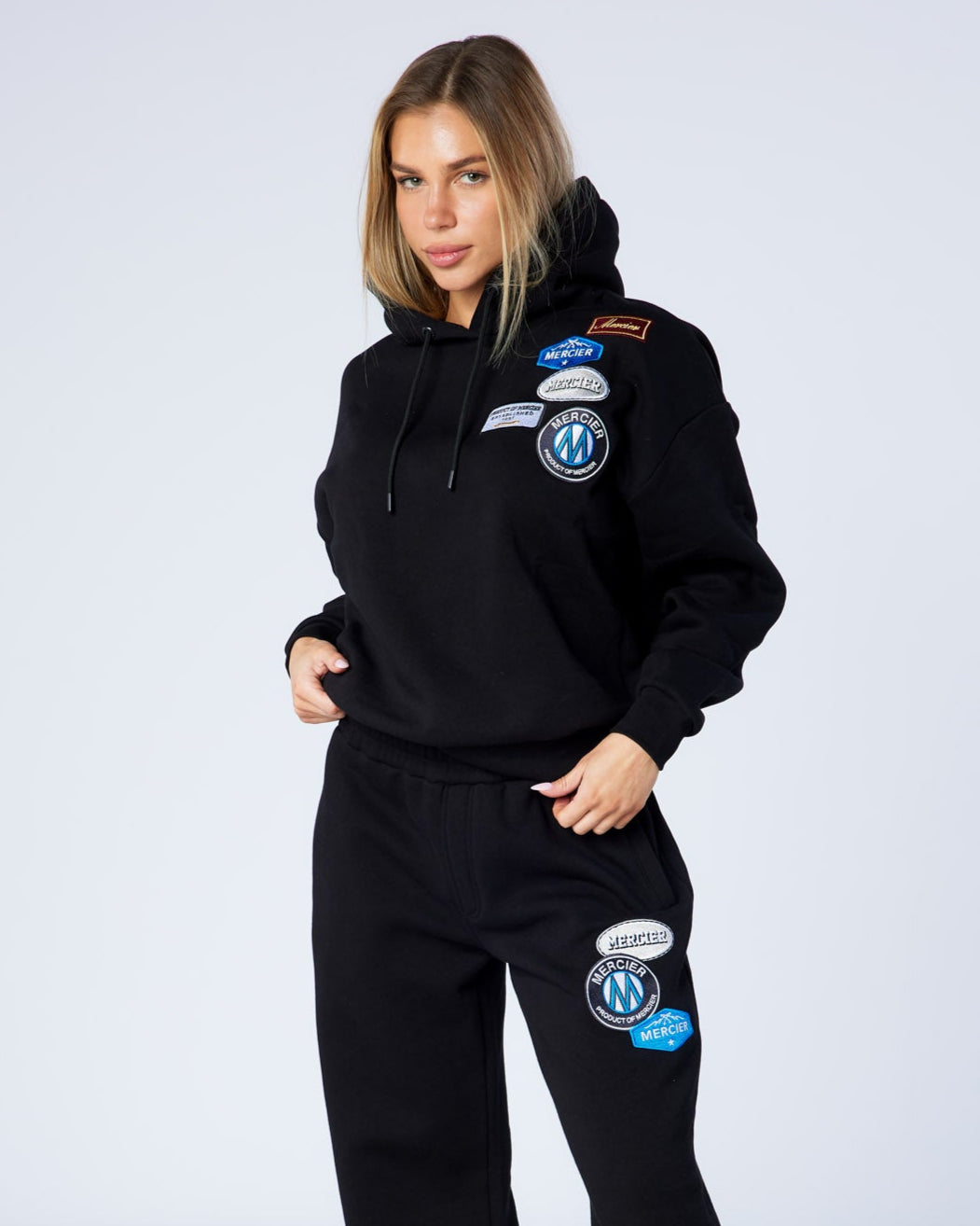 Womens OG Badge Hoodie Black