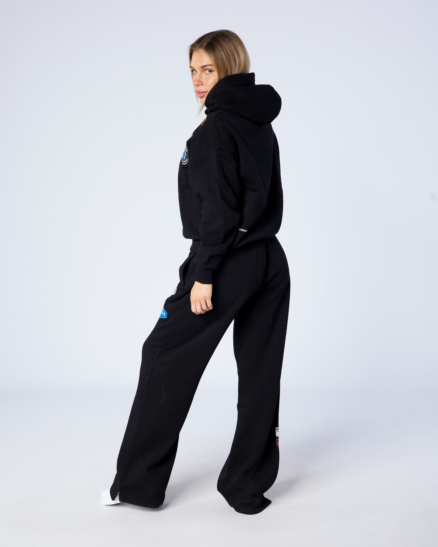 Womens OG Badge Hoodie Black