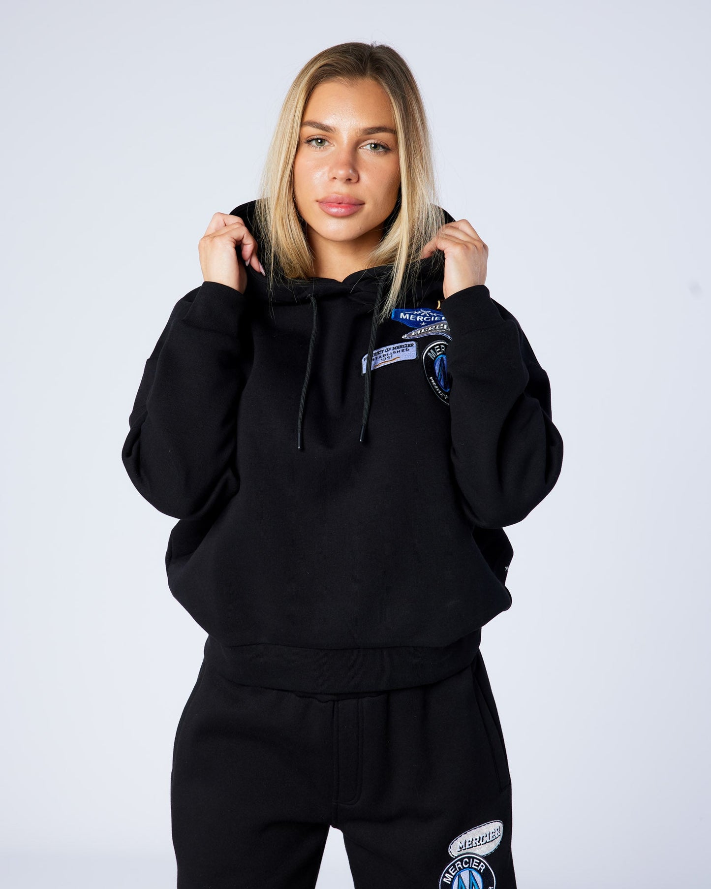 Womens OG Badge Hoodie Black