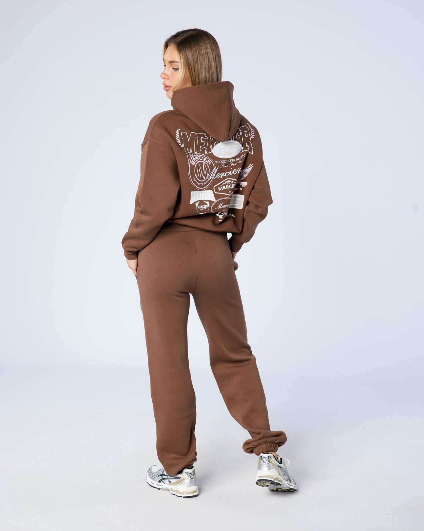 Womens Chocolate Multi Tour Hoodie