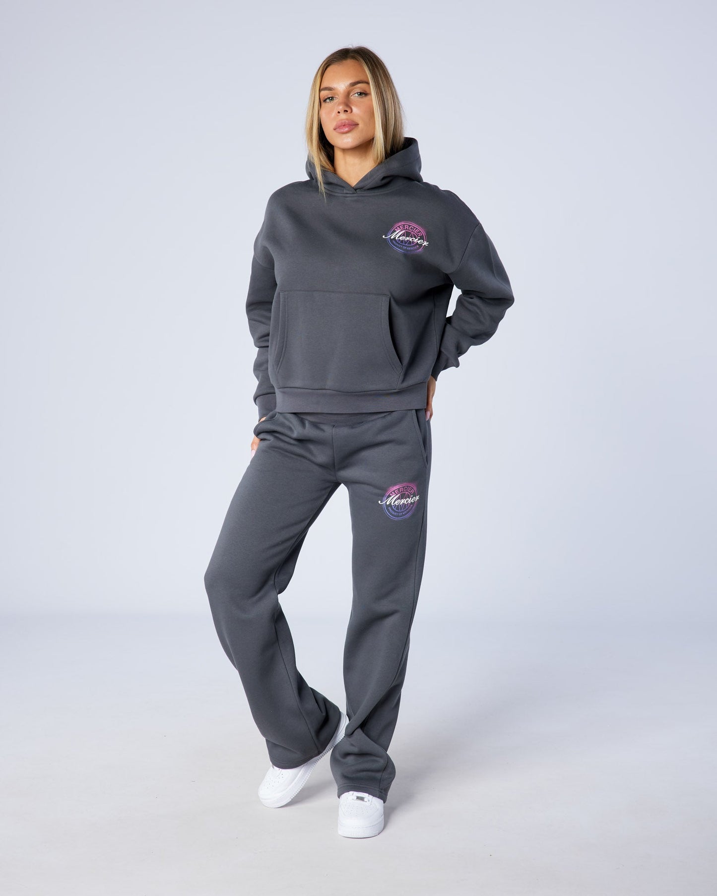 Womens Poster Joggers Charcoal