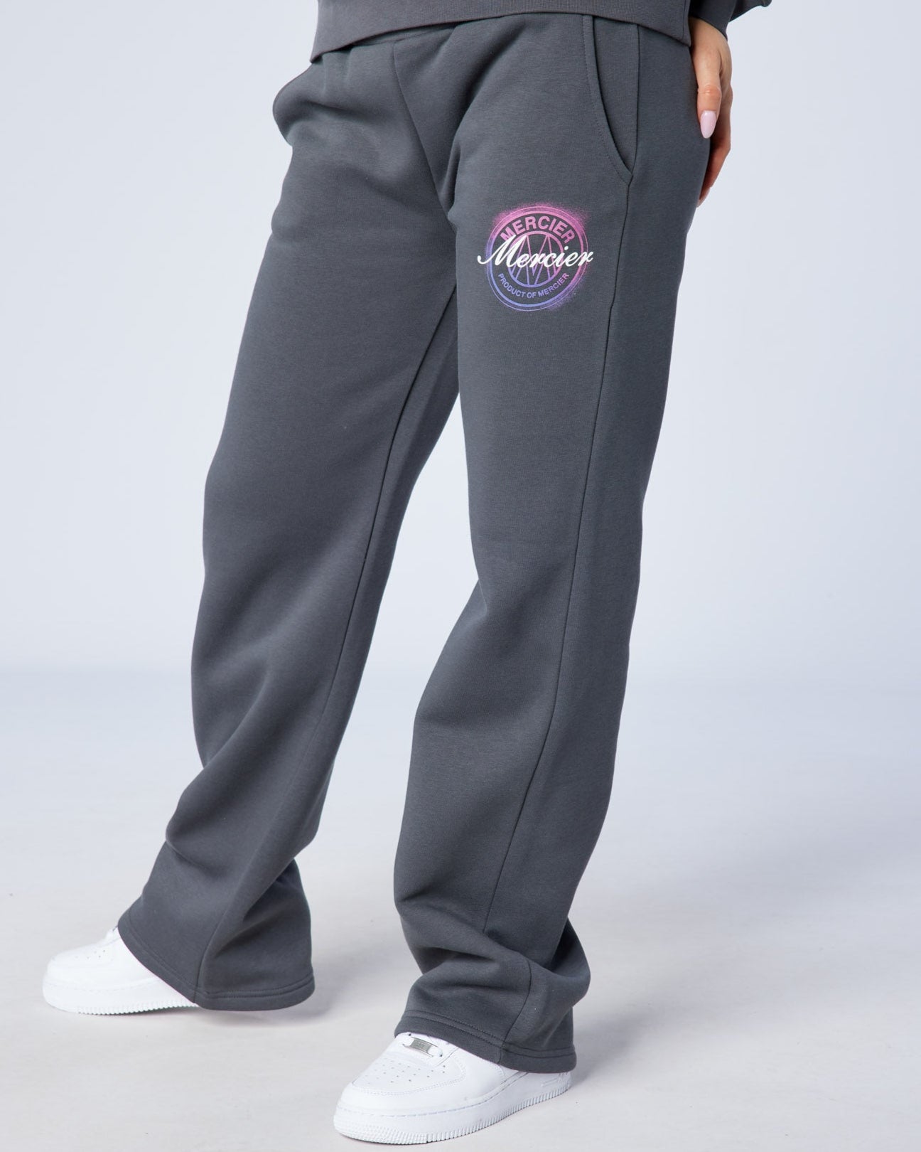 Womens Poster Joggers Charcoal