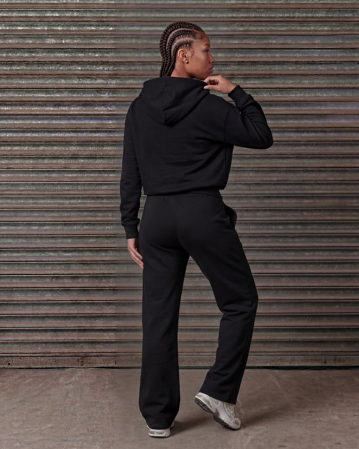 Women's Authenticity Hoodie Black Gold