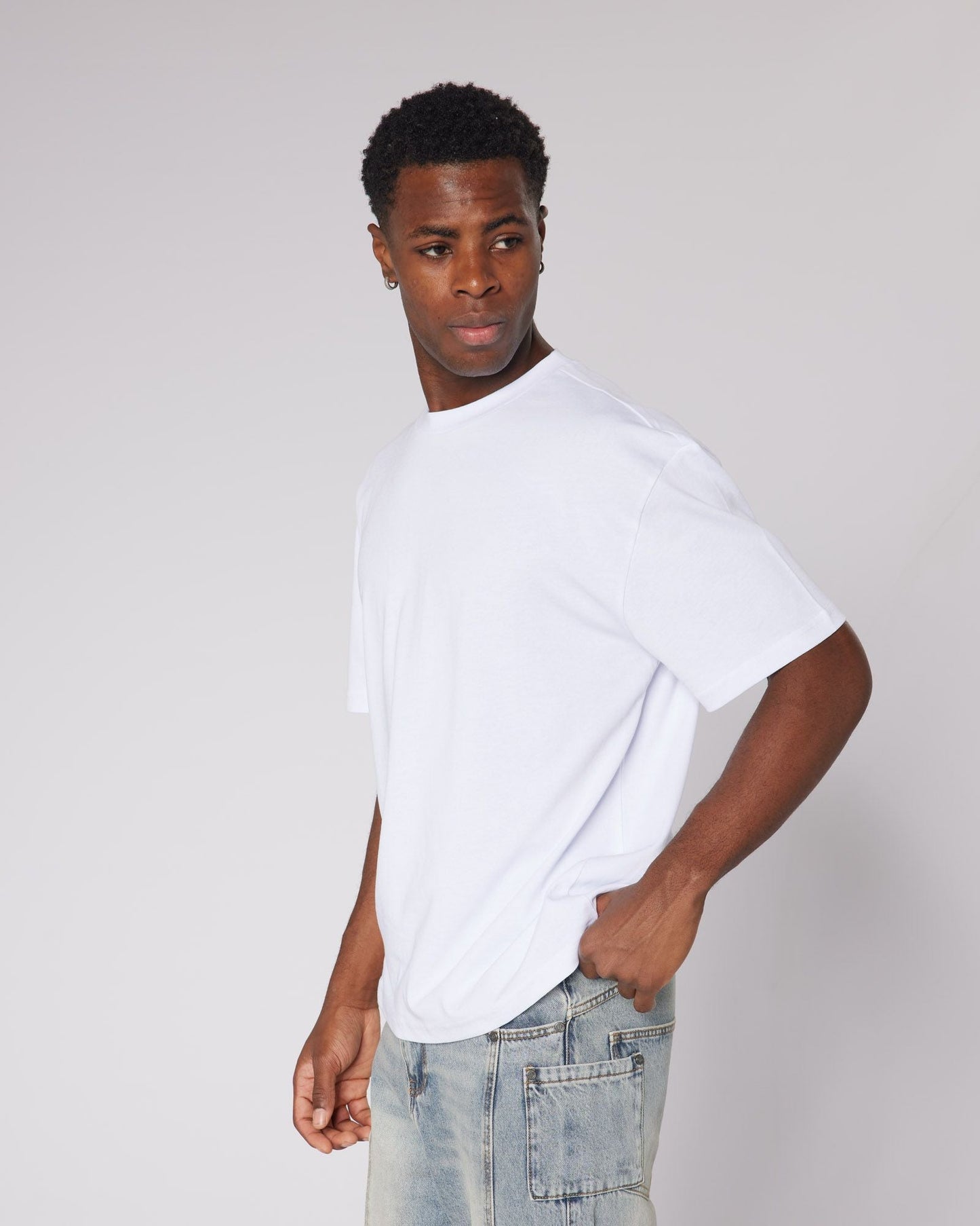 Relaxed Blank Tshirt White