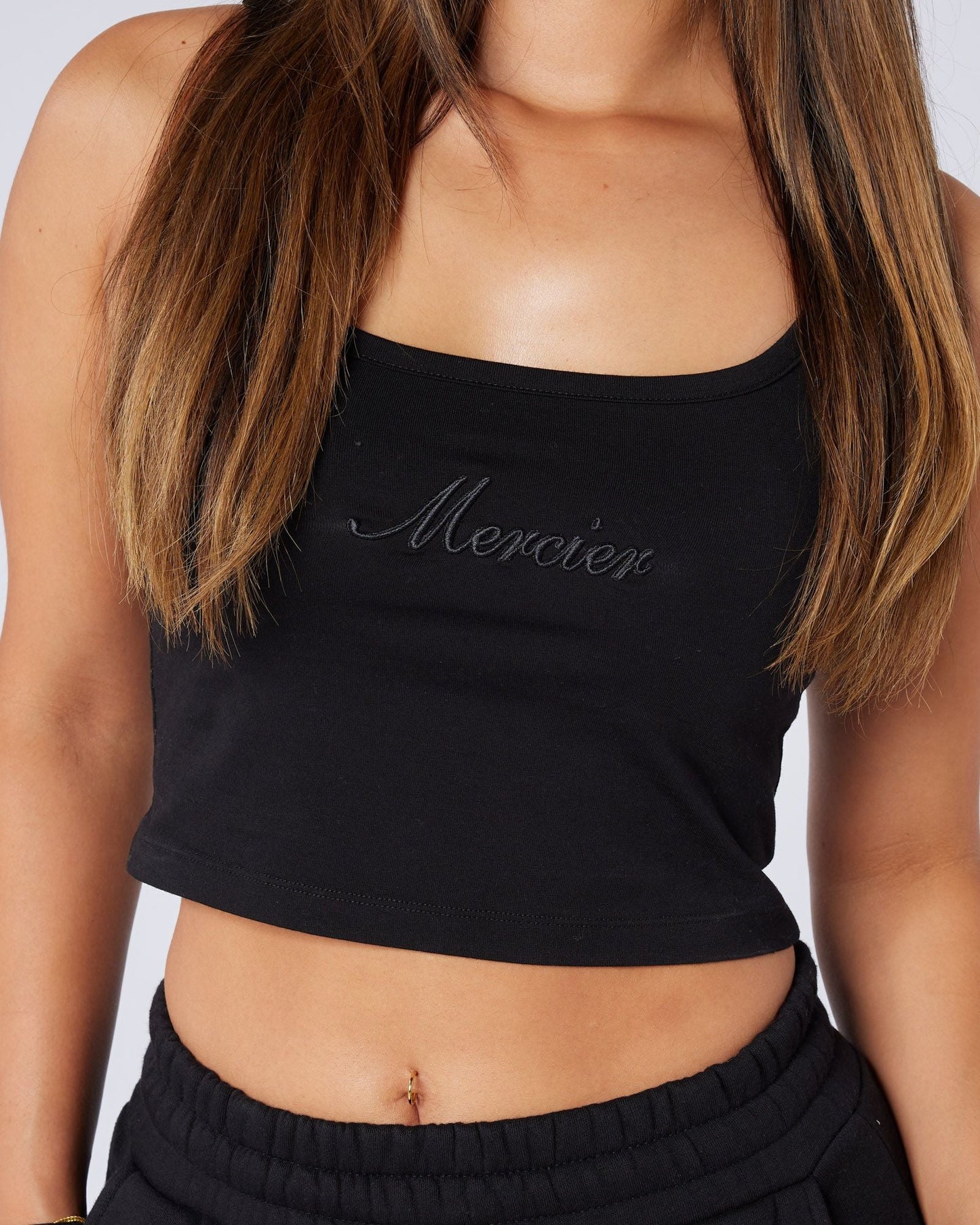 Womens Authenticity Strap Vest Black
